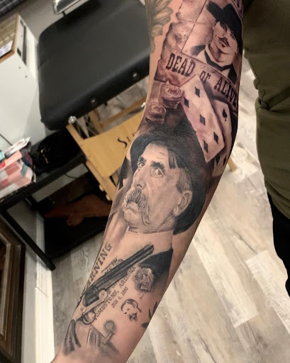 Explore acronym tattoo ideas, creative tattoo ideas in Shreveport, available at Ghostfire Tattoo and Piercing