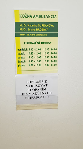 Recenzie Kožná ambolancia v Prešov - Lekár