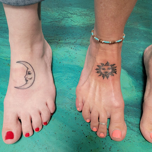 Explore mob tattoo ideas, creative tattoo ideas in Traverse City, available at Pinups & Needles