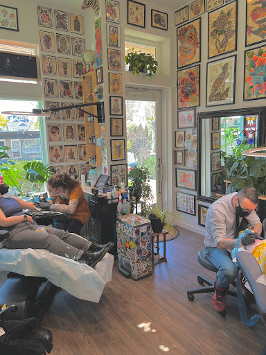 Explore koi fish sleeve tattoo ideas, creative tattoo ideas in Seattle, available at Stairs Tattoo