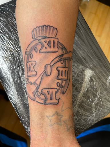 Explore patchwork tattoo ideas male, creative tattoo ideas in Chicago, available at Keepsakes Tattoo Studio LLC