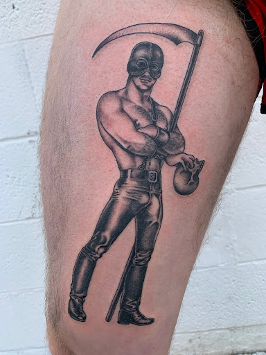 Explore destiny name tattoo ideas, creative tattoo ideas in Albuquerque, available at Holy Fool Tattoo Club