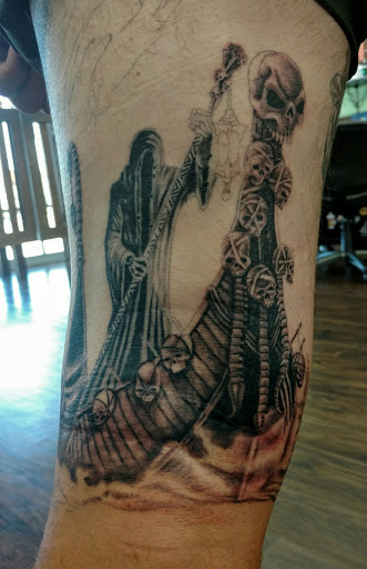 Explore molon labe tattoo ideas, creative tattoo ideas in Orange, available at Leftys Tattoo