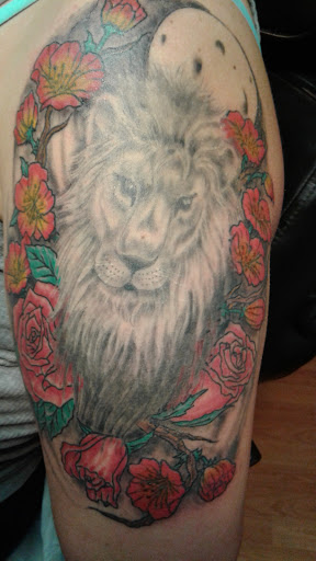 Explore full arm sleeve tattoo ideas for men, creative tattoo ideas in Bristol, available at Phantom Ink Tattoos tattooing since 1990 customers from all over the world