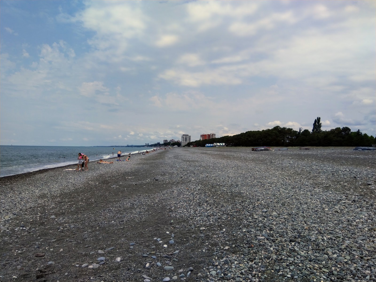 Foto van Bobokvati beach II met lichte kiezelsteen oppervlakte
