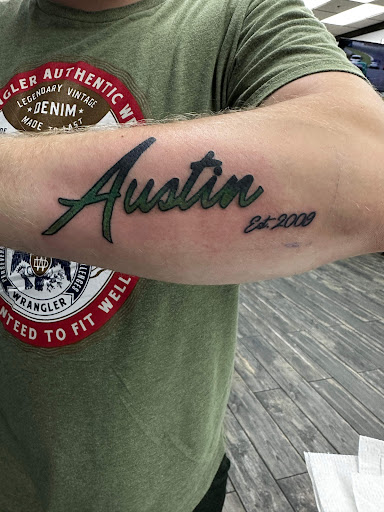 Explore small men tattoo ideas, creative tattoo ideas in El Paso, available at American Tattoo Society of Ft Bliss