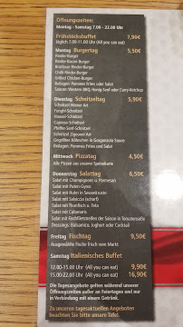 Restaurant Restaurant Königshöhe - Haan à Haan (le menu)