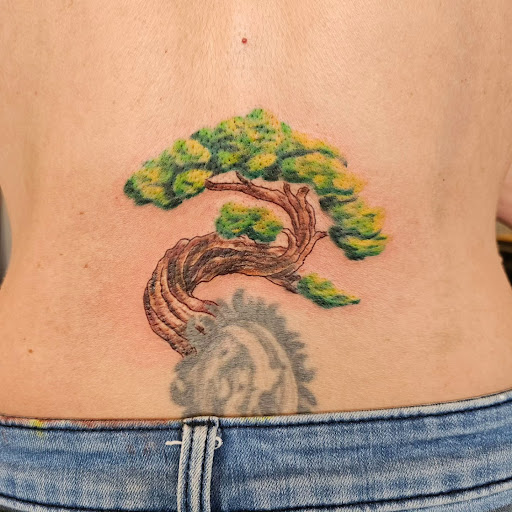 Explore birth date tattoo idea, creative tattoo ideas in Palm Harbor, available at Angry Owl Tattoo and Piercing