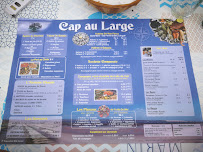 Cap Au Large à Gujan-Mestras menu
