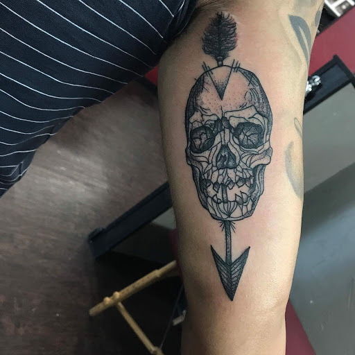Explore men neck tattoo ideas, creative tattoo ideas in Rowlett, available at Fresh Image Tattoo Studios