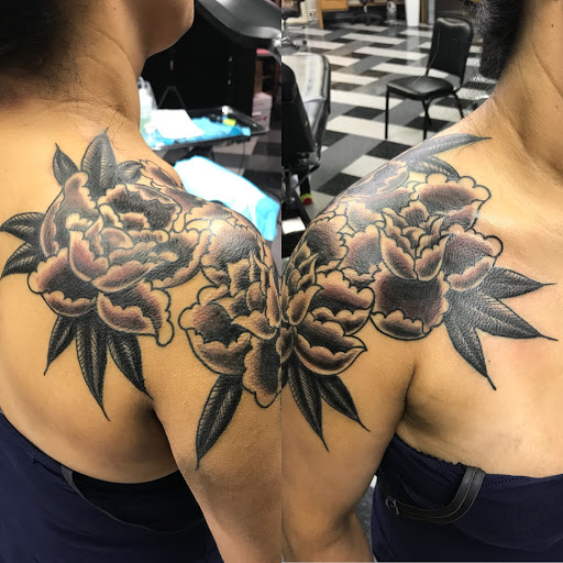 Find tattoo ideas for best friends for your next unique tattoo in Kearney at Bread N Butter Tattoo