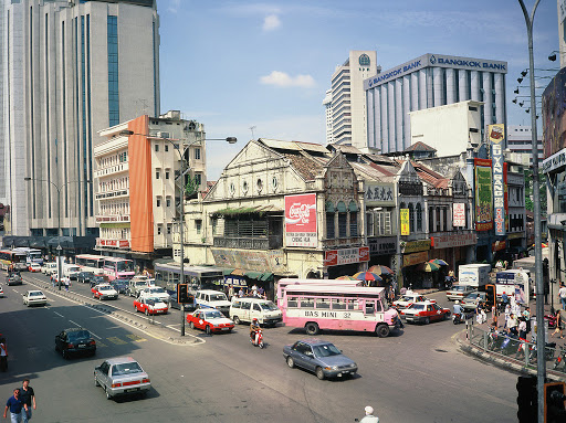 Petaling street market car park