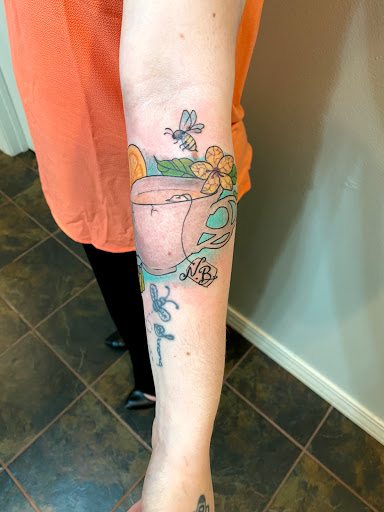 Explore neck and shoulder tattoo ideas, creative tattoo ideas in Russellville, available at AR Ink