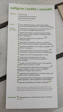 sattgrün theaterpassage à Essen menu