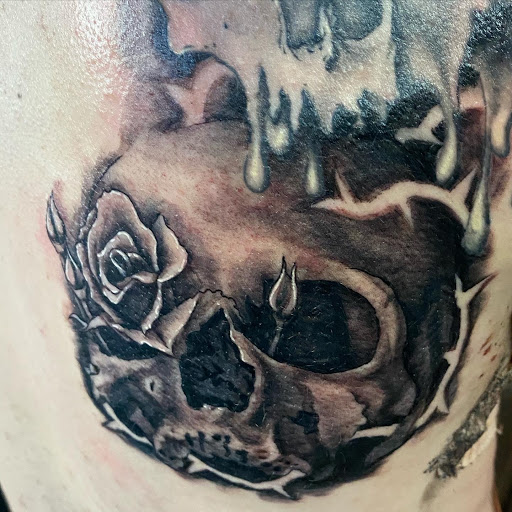 Explore marine corp tattoo ideas, creative tattoo ideas in Logan, available at Surreal Ink Tattoo & Body Piercing