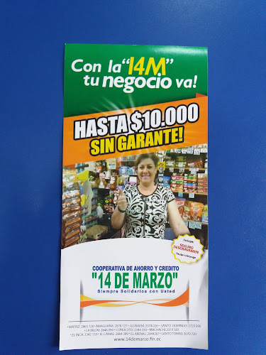 Coop. Ahorro Y Crédito 14 de Marzo Sto Dgo - Santo Domingo de los Colorados