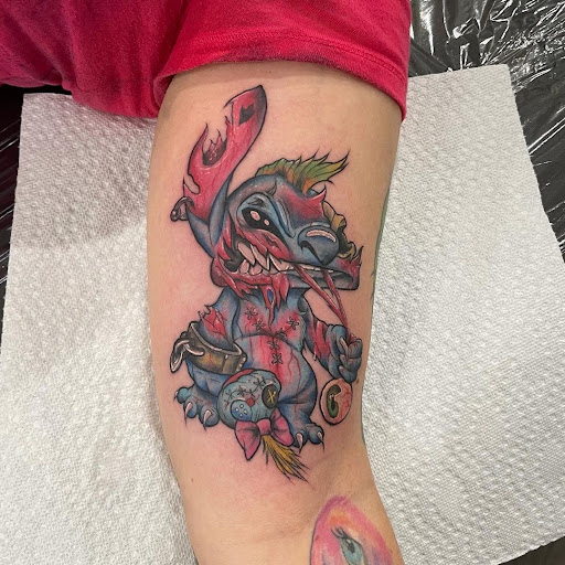 Explore biking tattoo ideas, creative tattoo ideas in Coral Springs, available at Salvation Tattoo Lounge Coral Springs