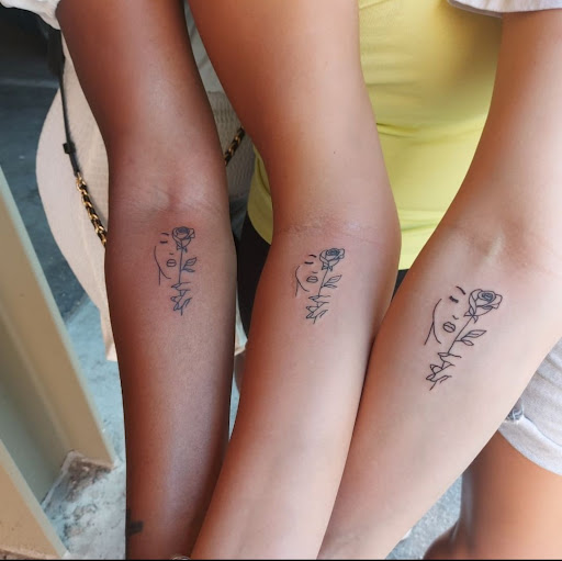 Explore running tattoo ideas, creative tattoo ideas in Reseda, available at Forbidden Culture Tattoo Studio