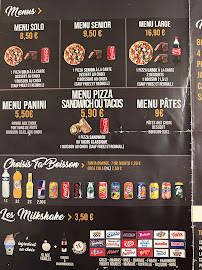 Carte du Pasta Pizz à La Courneuve