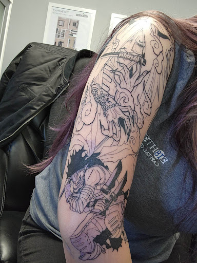 Explore tarot card tattoo ideas, creative tattoo ideas in Kansas City, available at La plaza tattoo and art gallery