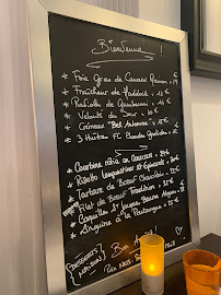 Restaurant français Le Séjour à Nice (le menu)