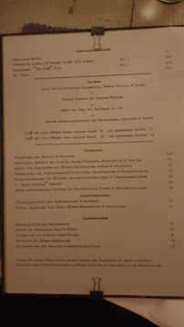 Restaurant français Marais Soir à Munich - menu / carte