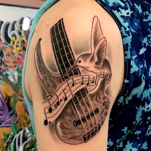 Find angel tattoo drawing ideas for your next unique tattoo in Virginia Beach at Studio Evolve