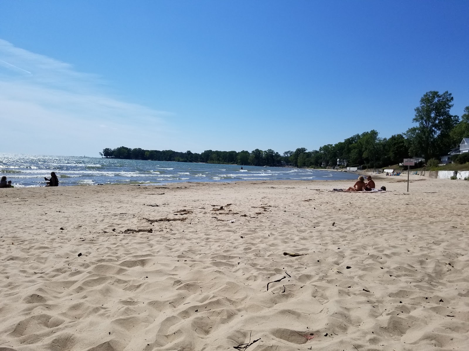 Zdjęcie Crescent Beach z proste i długie