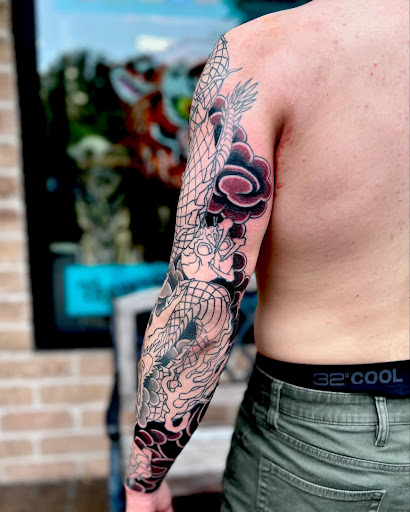 Find japanese tattoo ideas for women for your next unique tattoo in Virginia Beach at Salt Water Tattoo