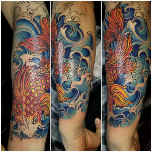 Explore noah's ark tattoo ideas, creative tattoo ideas in Angola, available at Hoodlum Ink