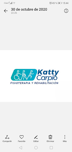 Opiniones de Katty Carpio Fisioterapia y Rehabilitación en Taracoa - Fisioterapeuta