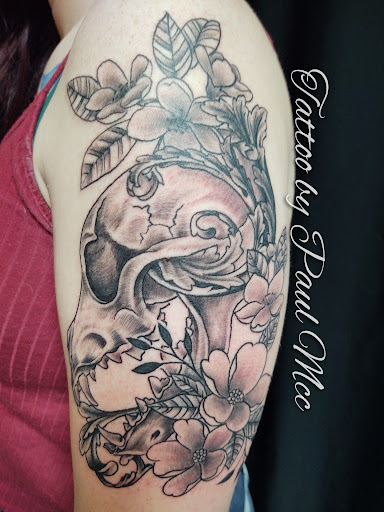 Explore patchwork tattoo ideas female, creative tattoo ideas in San Tan Valley, available at Frontier Tattoo Company