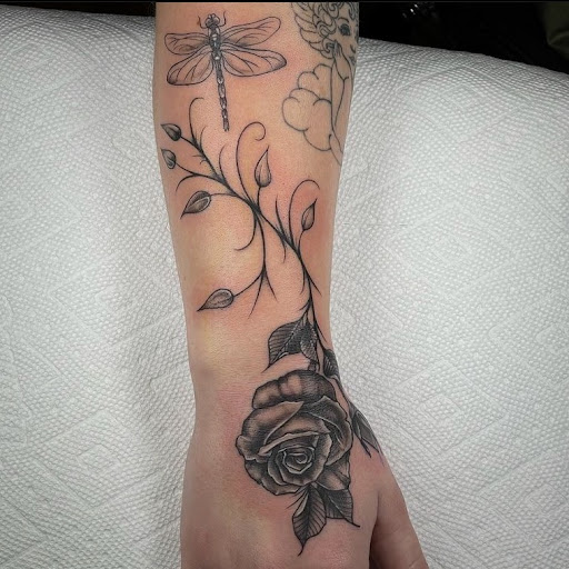 Explore yellowstone tattoo ideas, creative tattoo ideas in Glenside, available at Yellow Rose Tattoo