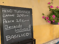 Carte du Basilico ristorante trattoria à Ragusa