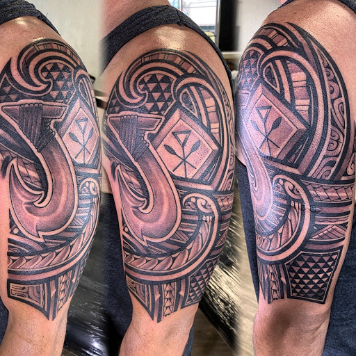 Explore hot air balloon tattoo ideas, creative tattoo ideas in Kailua Kona, available at Packing Ink Tattoos