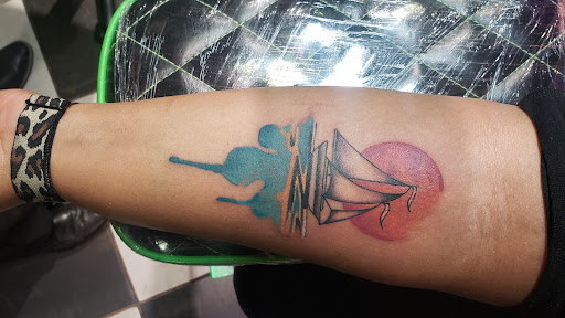 Explore arm mens tattoo ideas, creative tattoo ideas in Cincinnati, available at Beelistic Tattoo & Piercing