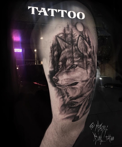 Explore full arm tattoo ideas, creative tattoo ideas in Fontana, available at Dark Hearts Tattoo Gallery