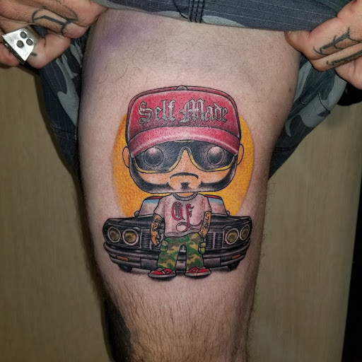 Explore donkey tattoo ideas, creative tattoo ideas in Spartanburg, available at The Gallery Tattoo Shop Spartanburg