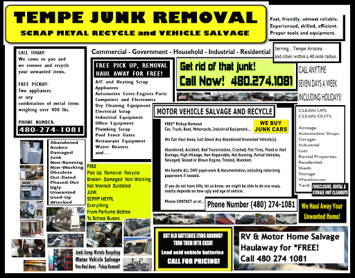 TEMPE JUNK RECYCLING AND REMOVAL SERVICES