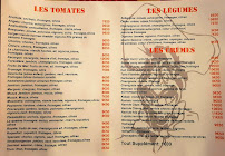 Carte du Pizza MIA à Saint-Paul-Trois-Châteaux