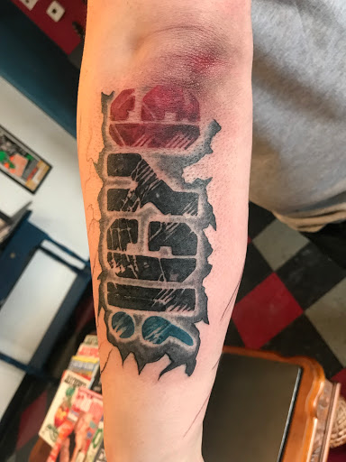 Explore cowboy hat tattoo ideas, creative tattoo ideas in Green Bay, available at Darkside Tattoo By Jesse Skywalker