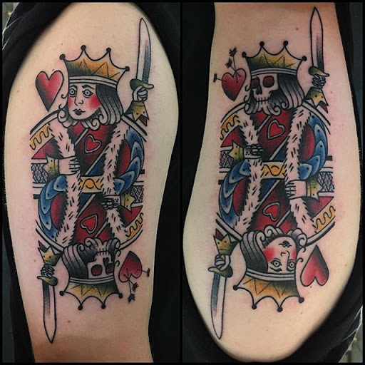 Explore couple finger tattoo ideas, creative tattoo ideas in Dekalb, available at Proton Tattoo