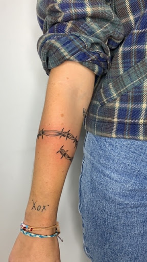 Explore sleeve tattoo fill in ideas, creative tattoo ideas in Milwaukee, available at The Skin Museum