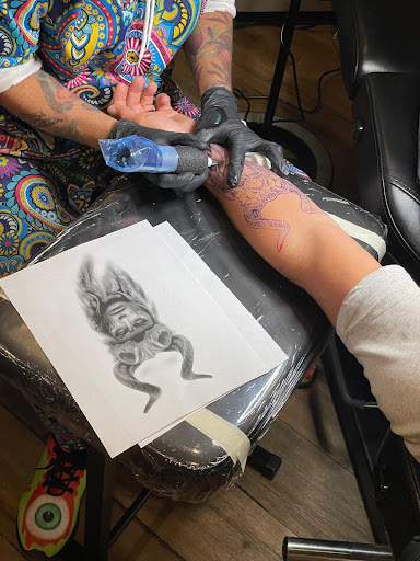 Explore cute woman tattoo ideas, creative tattoo ideas in Scottsdale, available at Club Tattoo