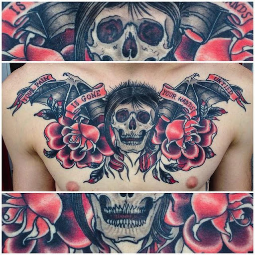 Explore woods tattoo ideas, creative tattoo ideas in Arcadia, available at Red Hot Tattoo