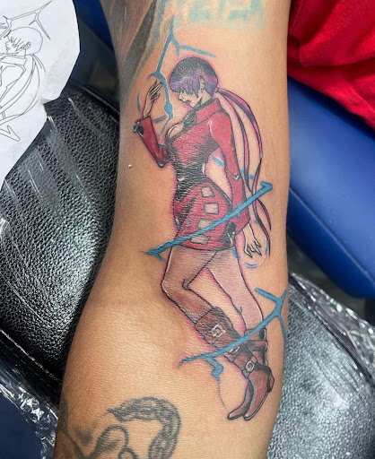 Explore music tattoo sleeve ideas, creative tattoo ideas in Trenton, available at trenton tattoo