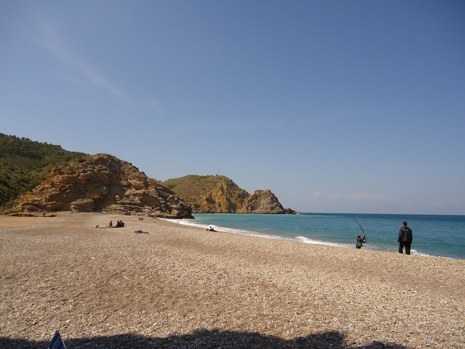 Foto di Bosco beach con una superficie del ciottolo fine scuro