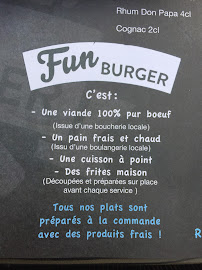 Fun Burger Benfeld à Benfeld menu