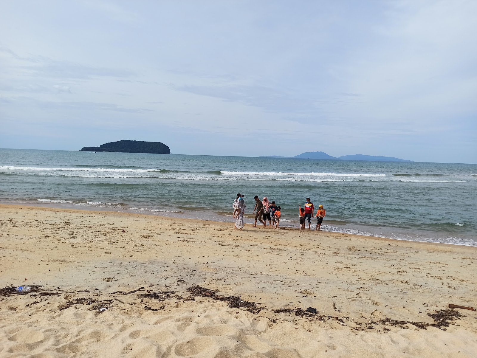 Fotografija Tok Bali Beach z dolga ravna obala