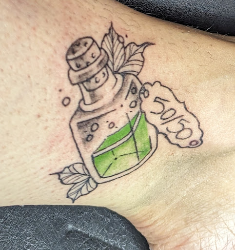 Explore 1/4 sleeve tattoo ideas, creative tattoo ideas in Omaha, available at Collective Hive Tattoo